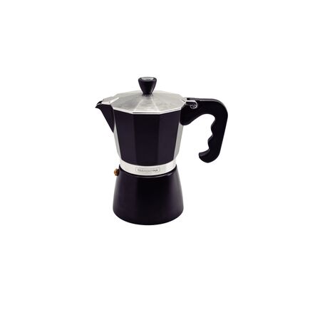 Cafeteira Expresso Italiana Tramontina em Alumínio Preto com Cabo em Nylon 320 ml